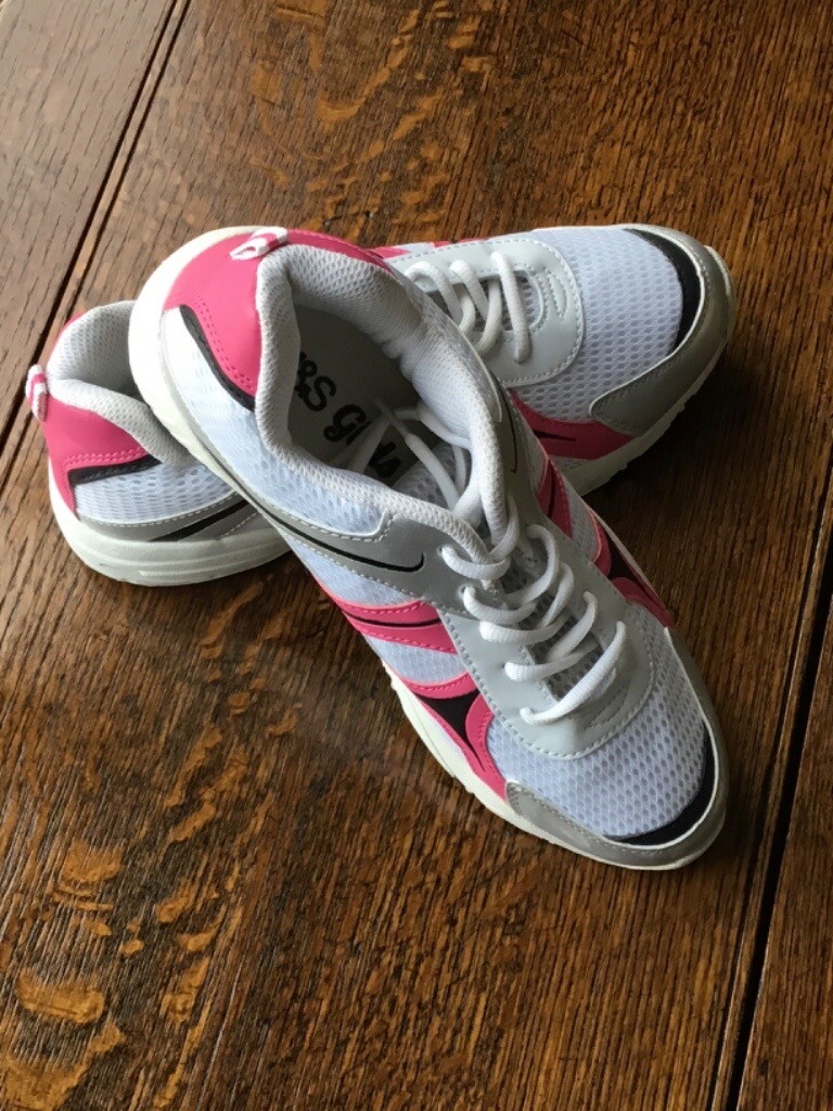 m&s ladies white trainers